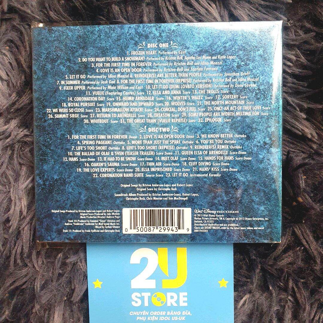 CD album Frozen OST (2-disc Deluxe Edition) (Used) 2U Store CDs
