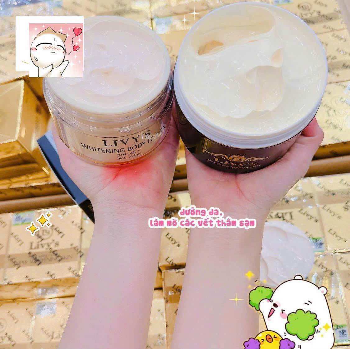 Kem body livy 250g thái lan