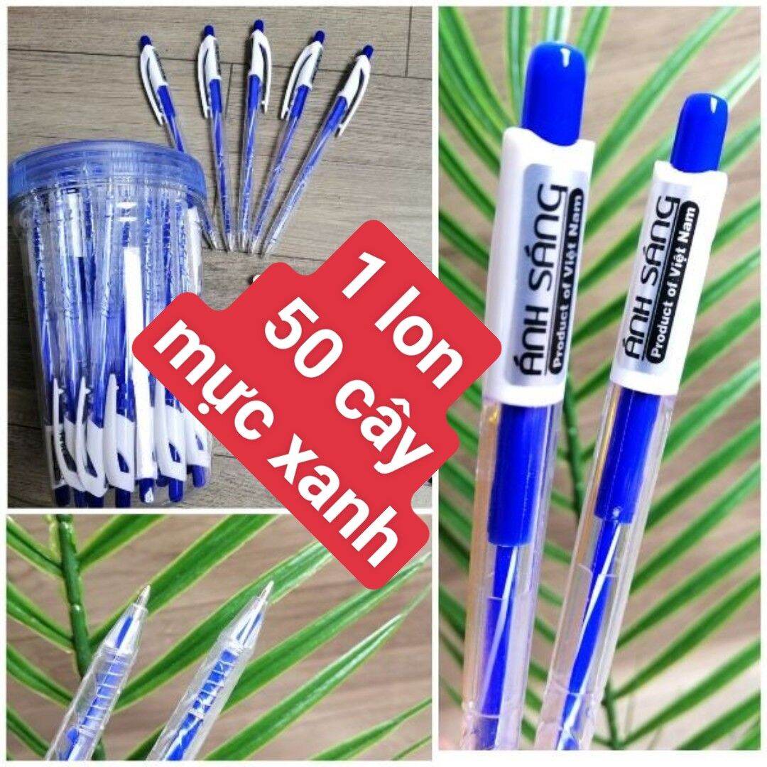 Bút bi xanh 0.5mm ( 50 cây )