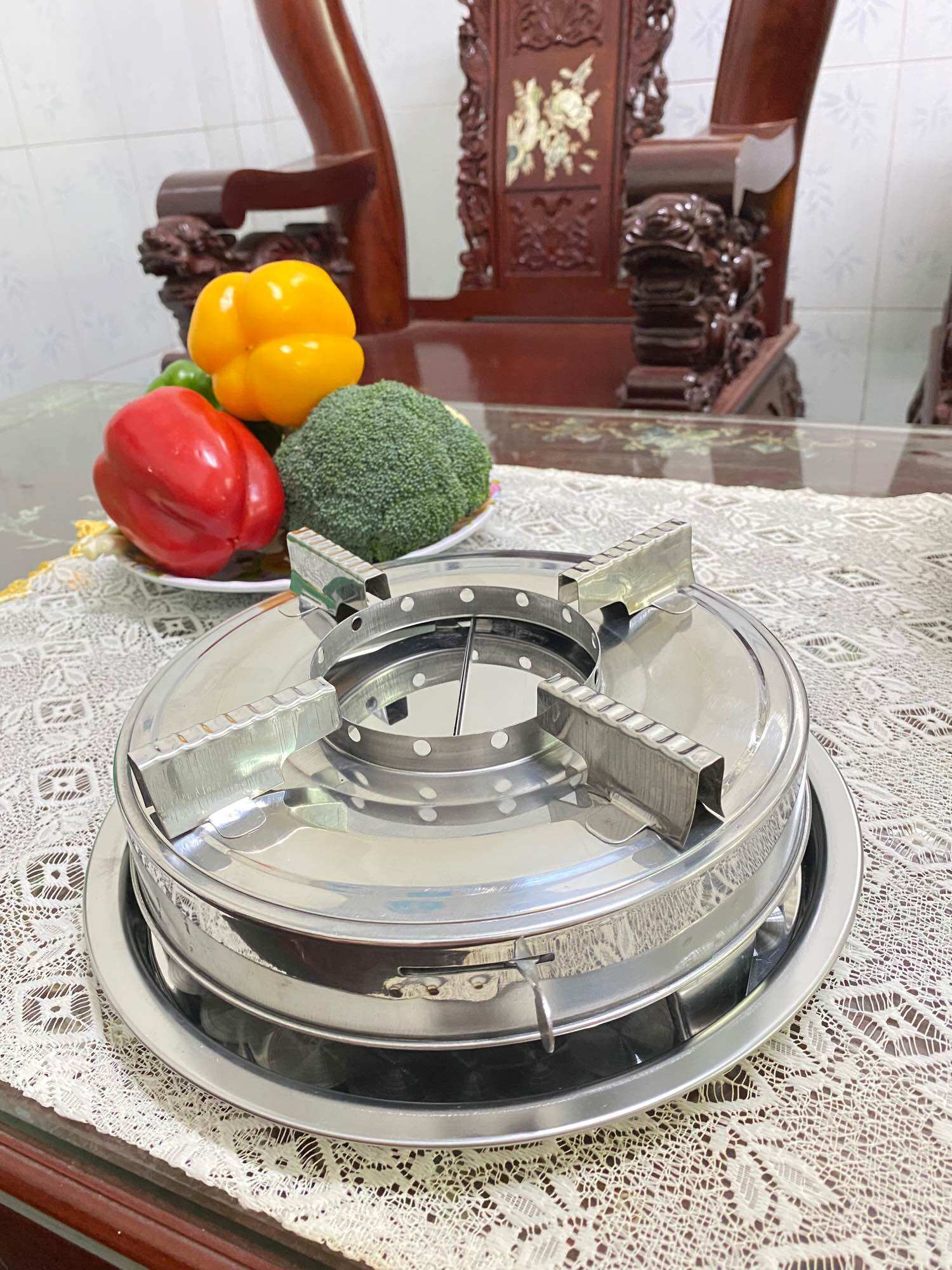 Bếp Cồn ,Bếp Cồn Chắn Gió Inox Siêu Rẻ siêu