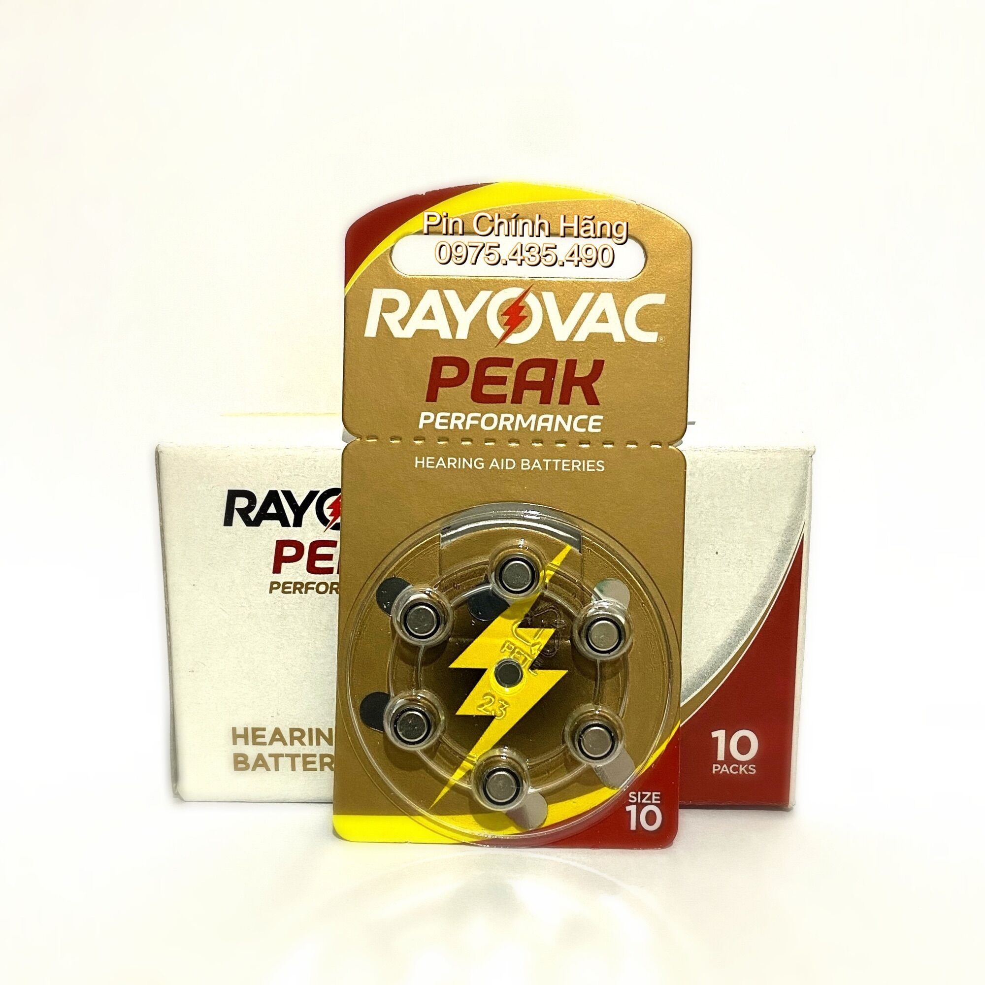 Pin Trợ Thính Raykovac 10 PR70 Vỉ 6 Viên