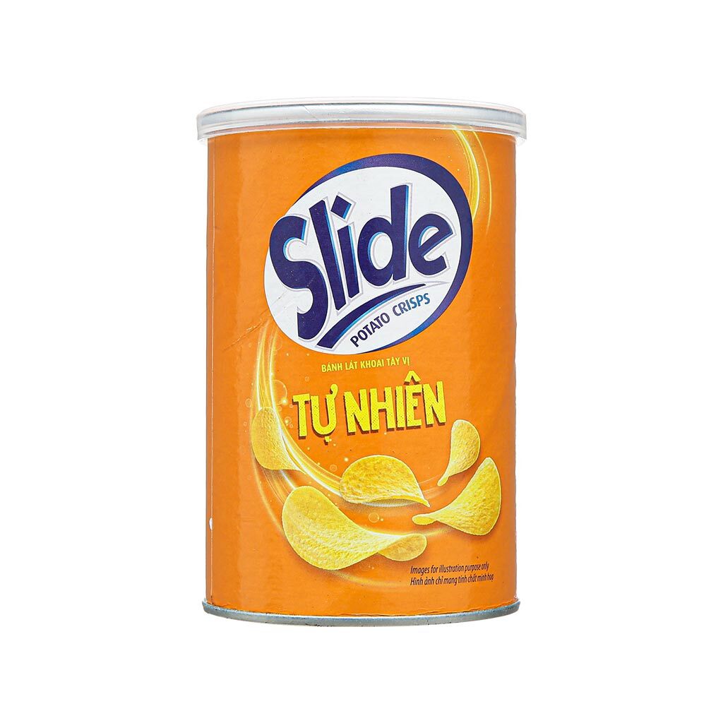 Snack khoai tây SLIDE lon 65g