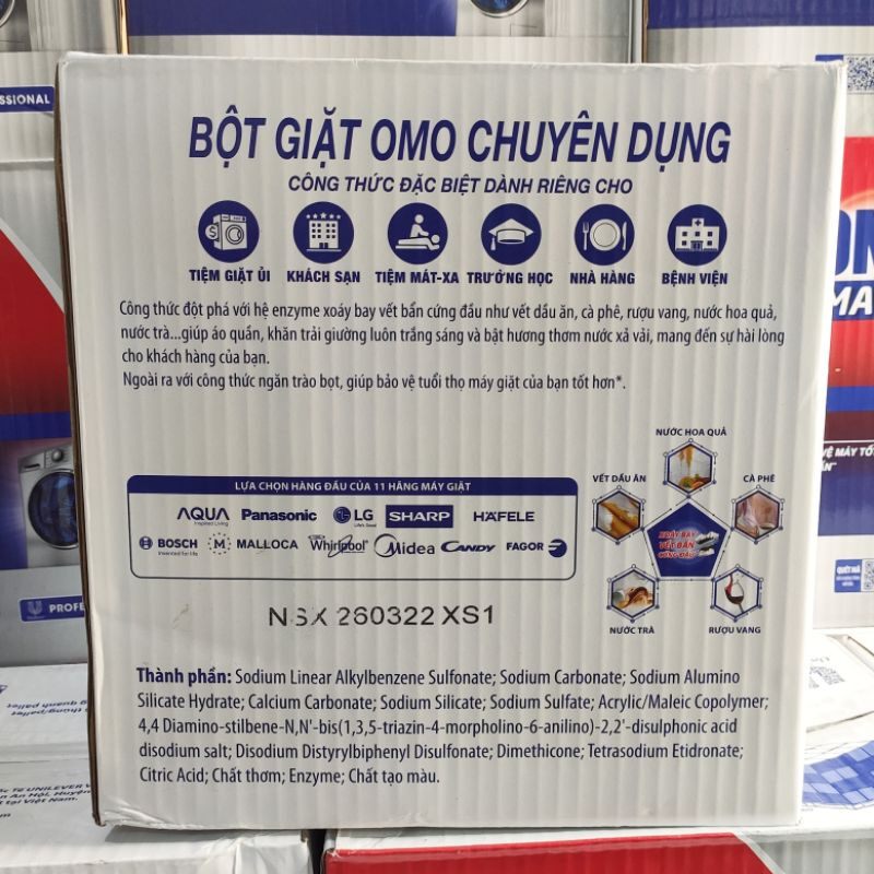 Bột Giặt OMO Matic Chuyên Dụng 9kg