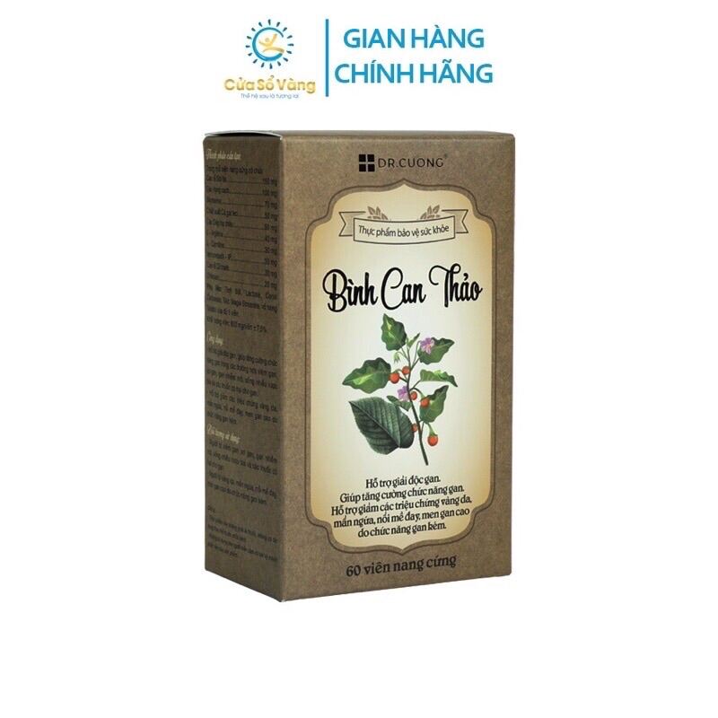 Bình can thảo - Hỗ trợ chức năng gan