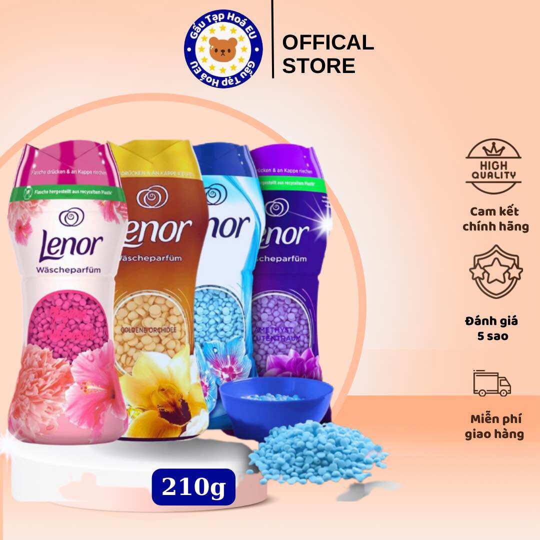 Viên xả quần áo Hương nước Hoa Lenor 210Gr nhập khẩu Đức