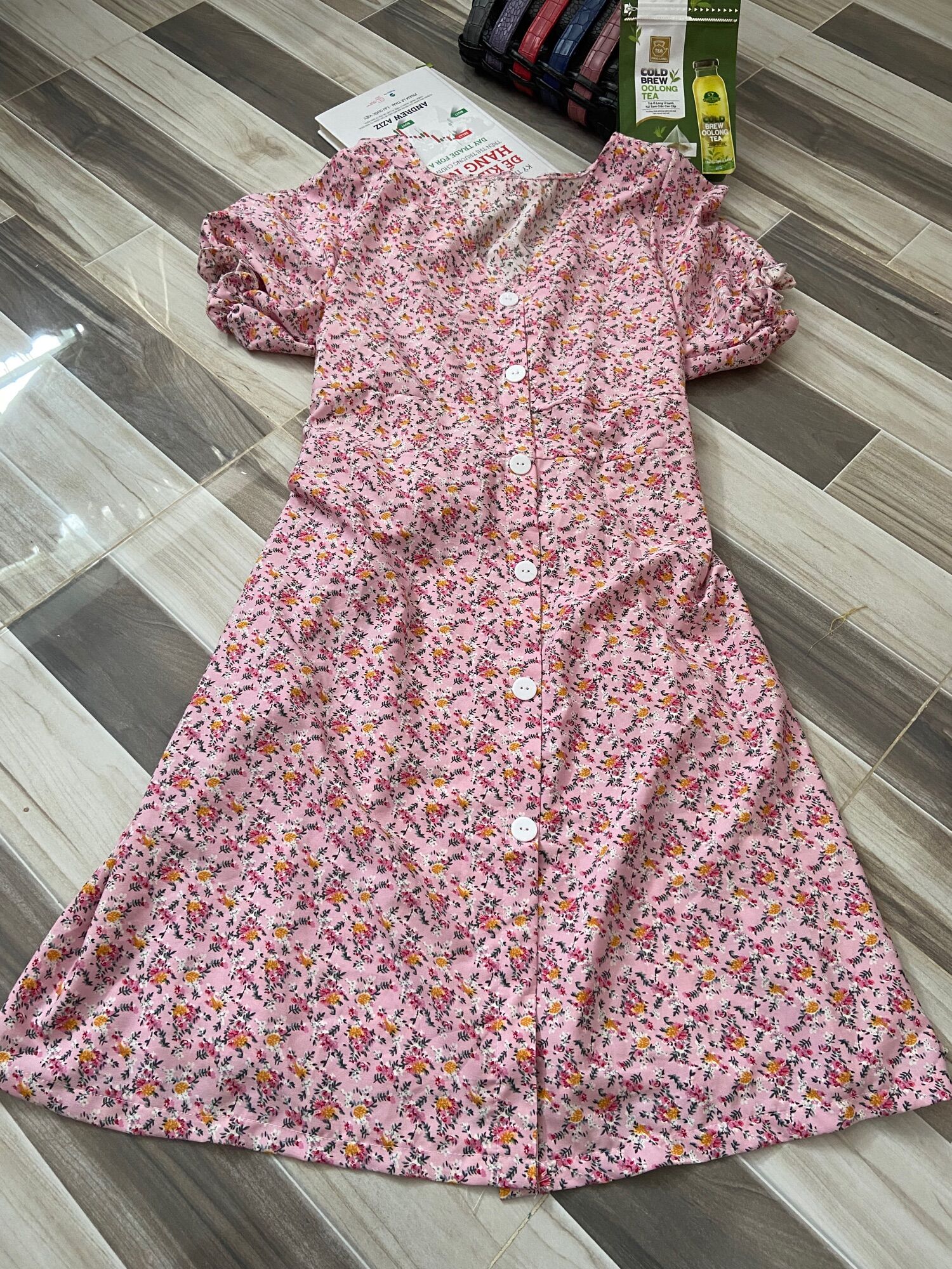 Đầm bigside đến 70kg phom chun eo dài váy 98cm