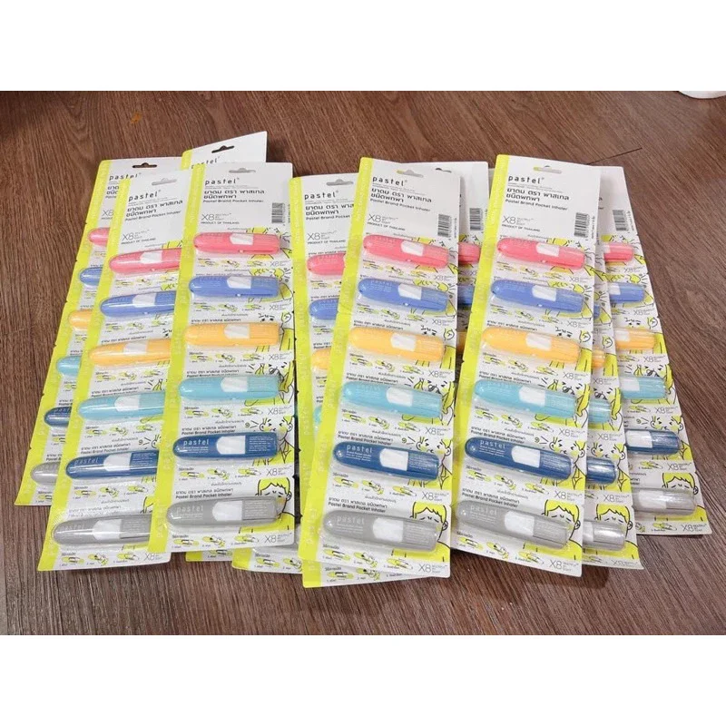 3 Ống hít thông mũi Pastel Thái Lan