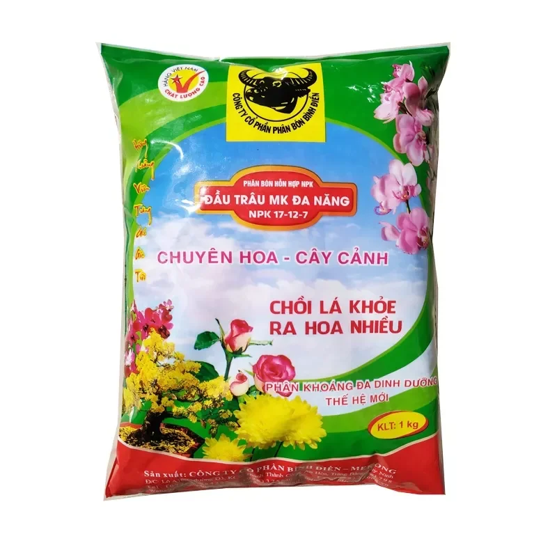 Phân bón gốc NPK đa năng dùng cho cây ăn trái và hoa kiểng - gói 1kg