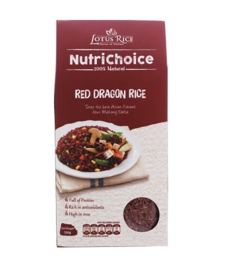 Gạo huyết rồng Lotus Rice NutriChoice hộp 0,5kg