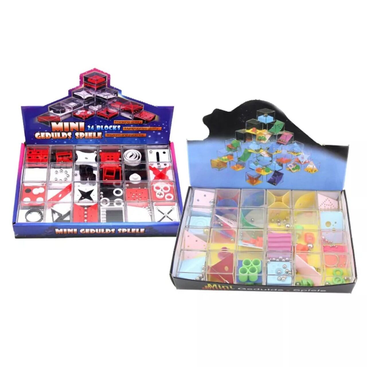 Giải đố nhựa Mini balance game Combo 24 cái - Modern art & classics
