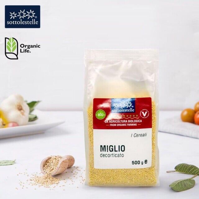 [Tách lẻ 100g] Hạt kê hữu cơ Sottolestelle - Date 04/23