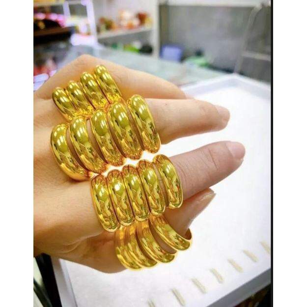 Nhẫn khâu 5 chỉ màu 24k có đóng mộc 9999