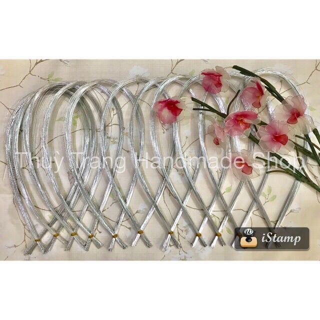 20 sợi kẽm xi số 20 có độ cứng cao làm hoa voan cánh vừa và cánh to