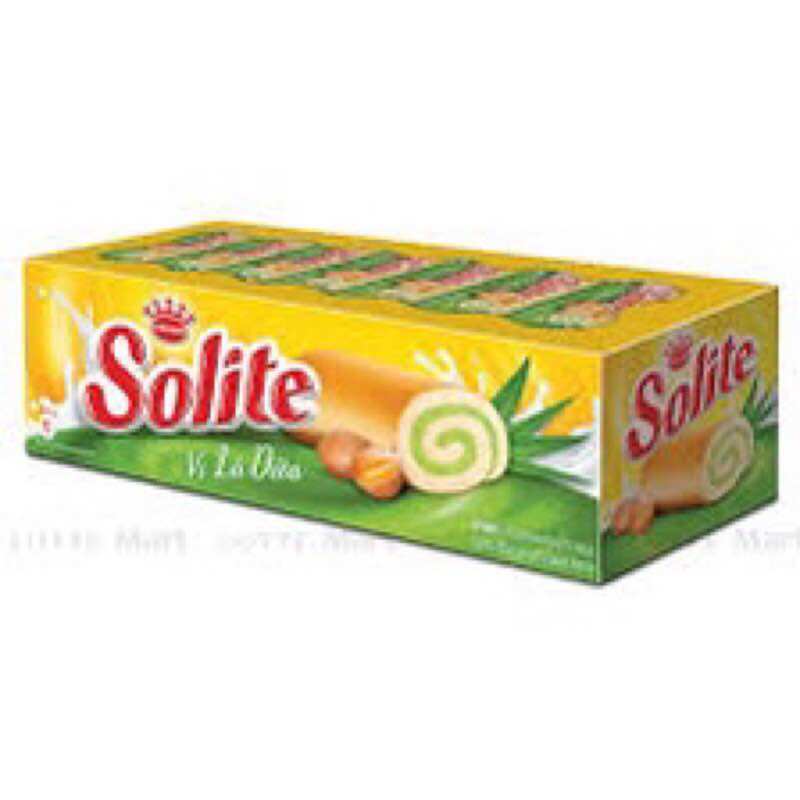 Bánh Bông Lan Cuộn Solite Hộp 360g