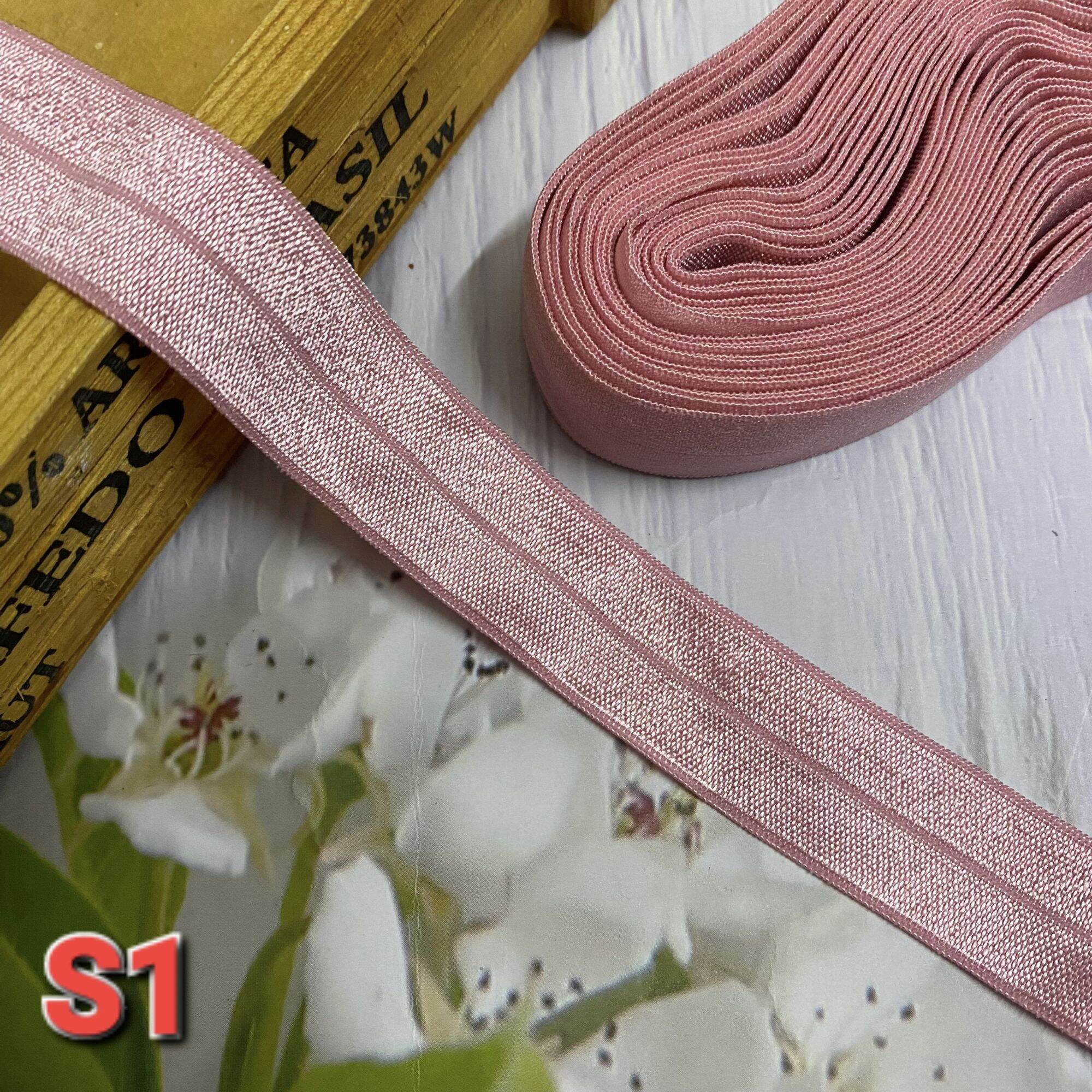 (DÂY 10 MÉT) THUN KẸP VIỀN , CÓ CO GIÃN, BẢN RỘNG 2CM.