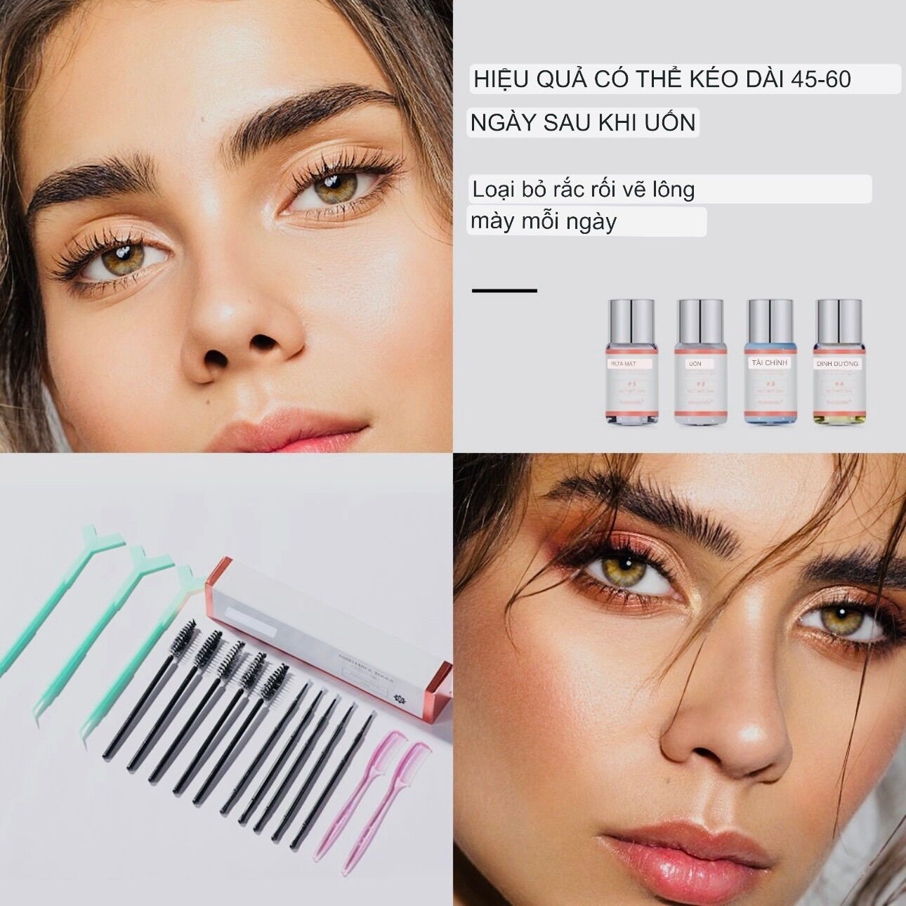 Brow LAMINATION-Set Uốn Định Hình Chân Mày