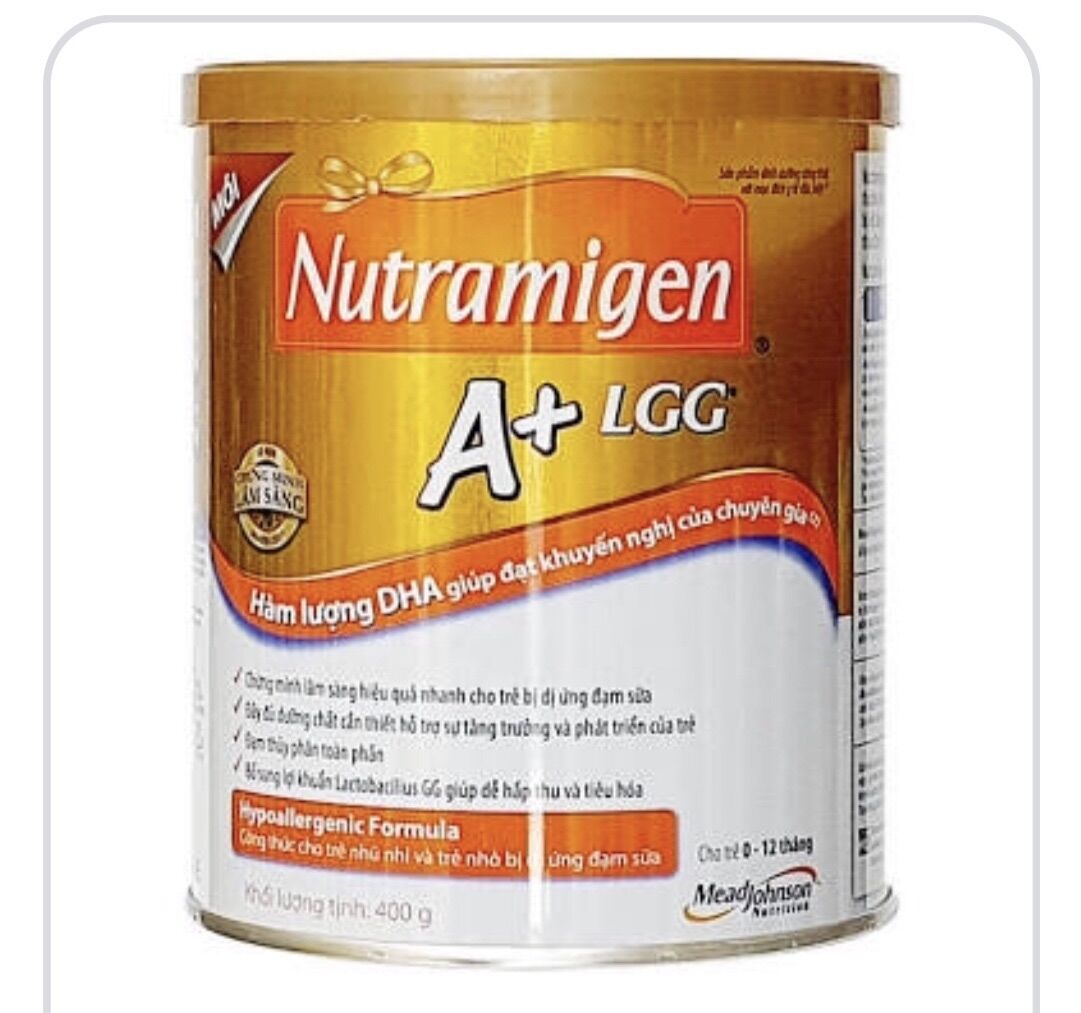 Sữa bột nutramigen a+ lcg 400g dùng cho trẻ dị ứng date 2023