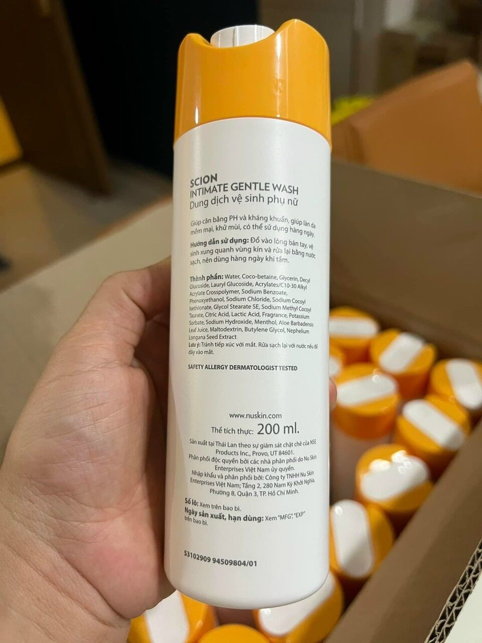 Dung dịch vệ sinh Scion chính hãng 200ml date mới