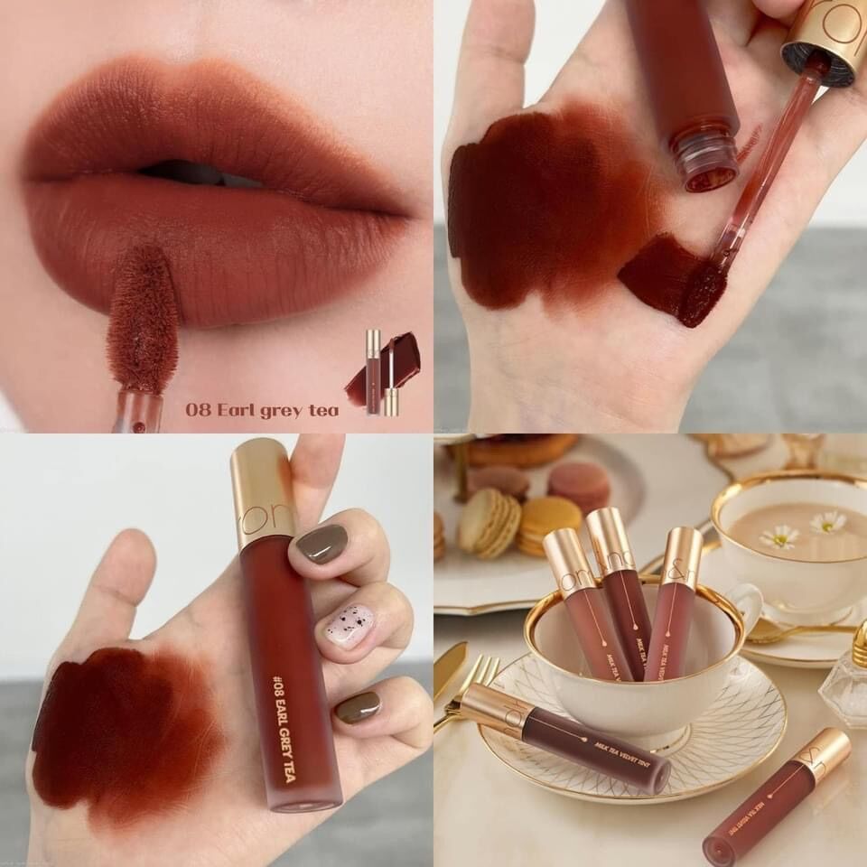 Son kem lì romand milk tea velvet tint ver2