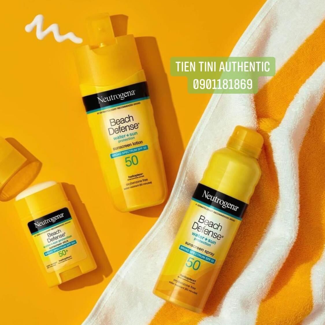 Kem chống nắng uvab/spf50 neutrogen sun beach water