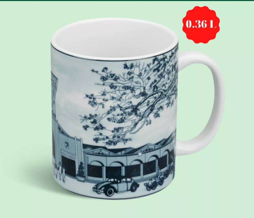 Ly sứ 0.36 L - Chợ Bến Thành