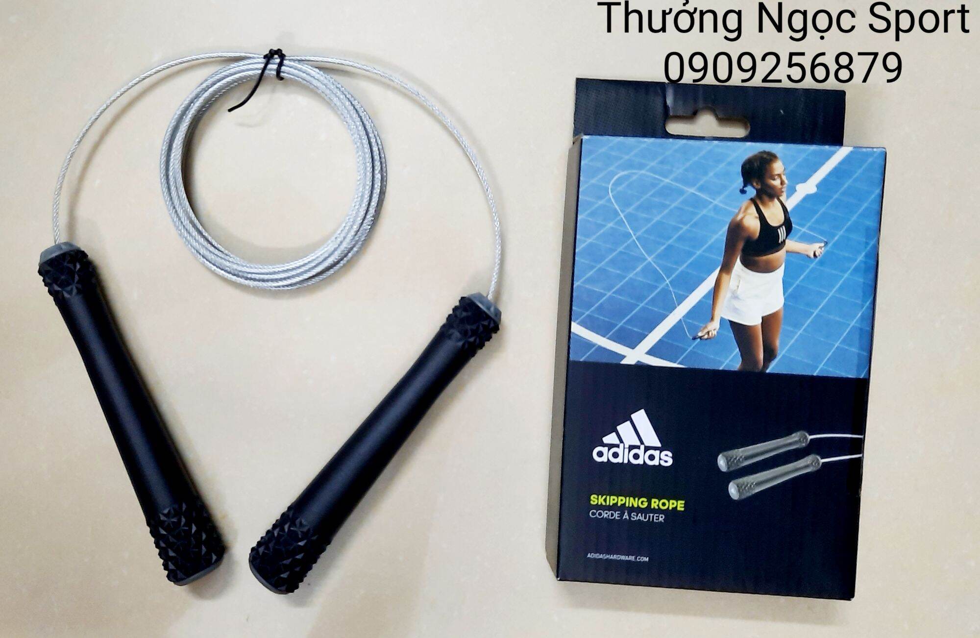 Dây nhảy adidas adrp-13311 lõi thép cao cấp hàng chính hãng