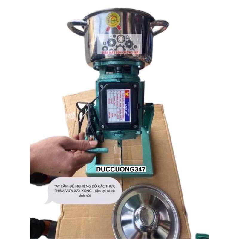 Máy xay thịt công nghiệp 750W làm giò, chả (Tặng kèm T13 tháo lưỡi, 01 cần xay ruốc)