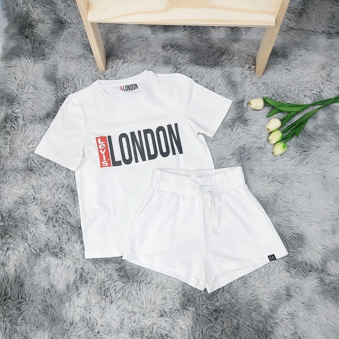 Sét Đồ Bộ Áo Thun Quần Ngố Siêu Hot