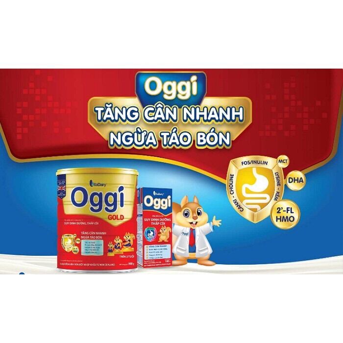 [HCM]TSữa bột oggi gold lon 900g