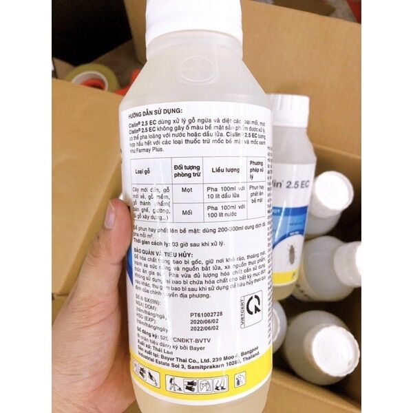 Thuốc diệt mối và mọt gỗ cislin 2.5EC 1 lít