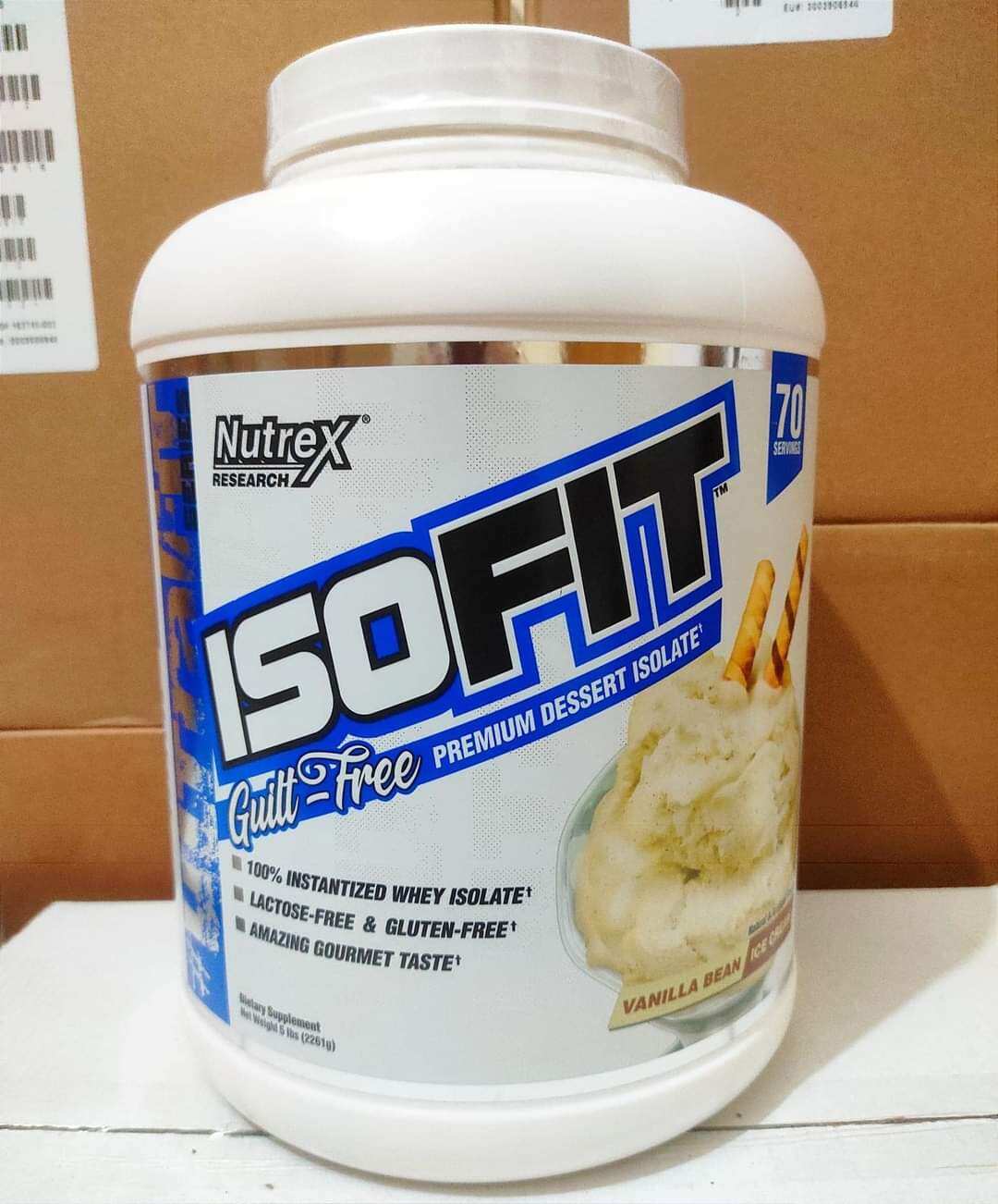 Nutrex ISOFIT - Whey Protein tinh khiết đẳng cấp nhất cho gymer