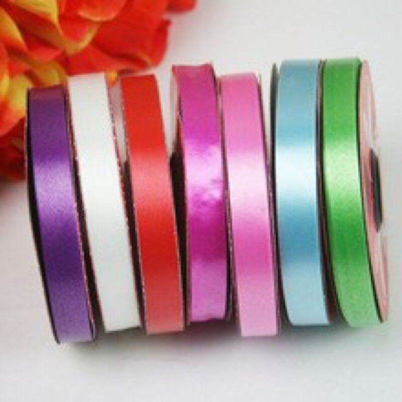 Combo 5 cuộn ruy băng nilon 1cm đủ màu