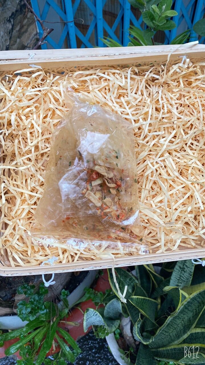 Bánh tráng Xike muối tép tôm hành 1 bịch