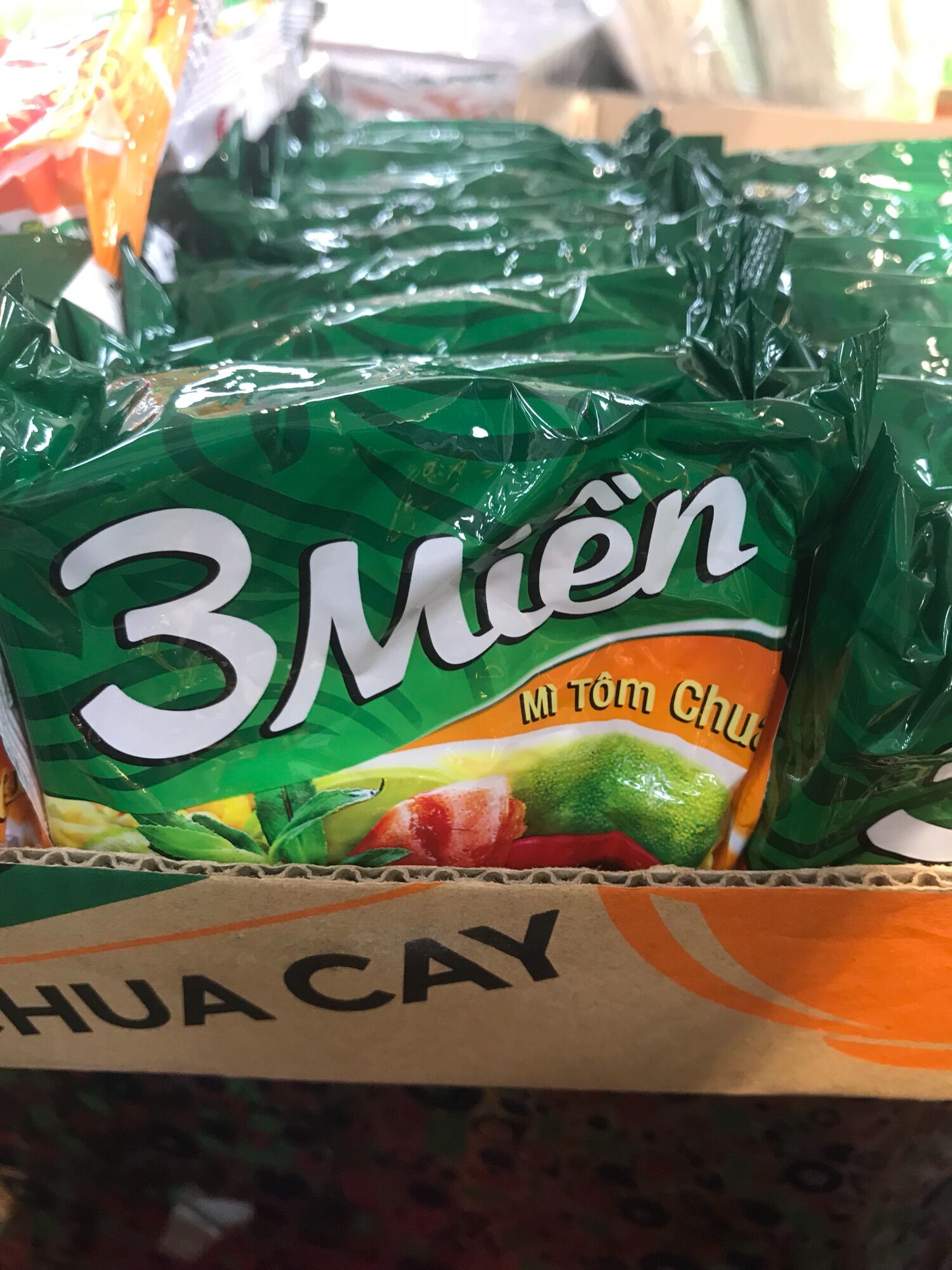 mì tôm gấu đỏ/ 3 Miền -Thùng 30 gói
