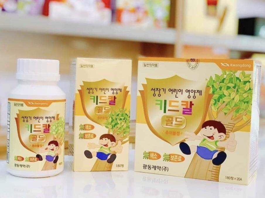 Kẹo canxi tăng chiều cao Kwangdong Hàn quốc từ 3 - 18 tuổi