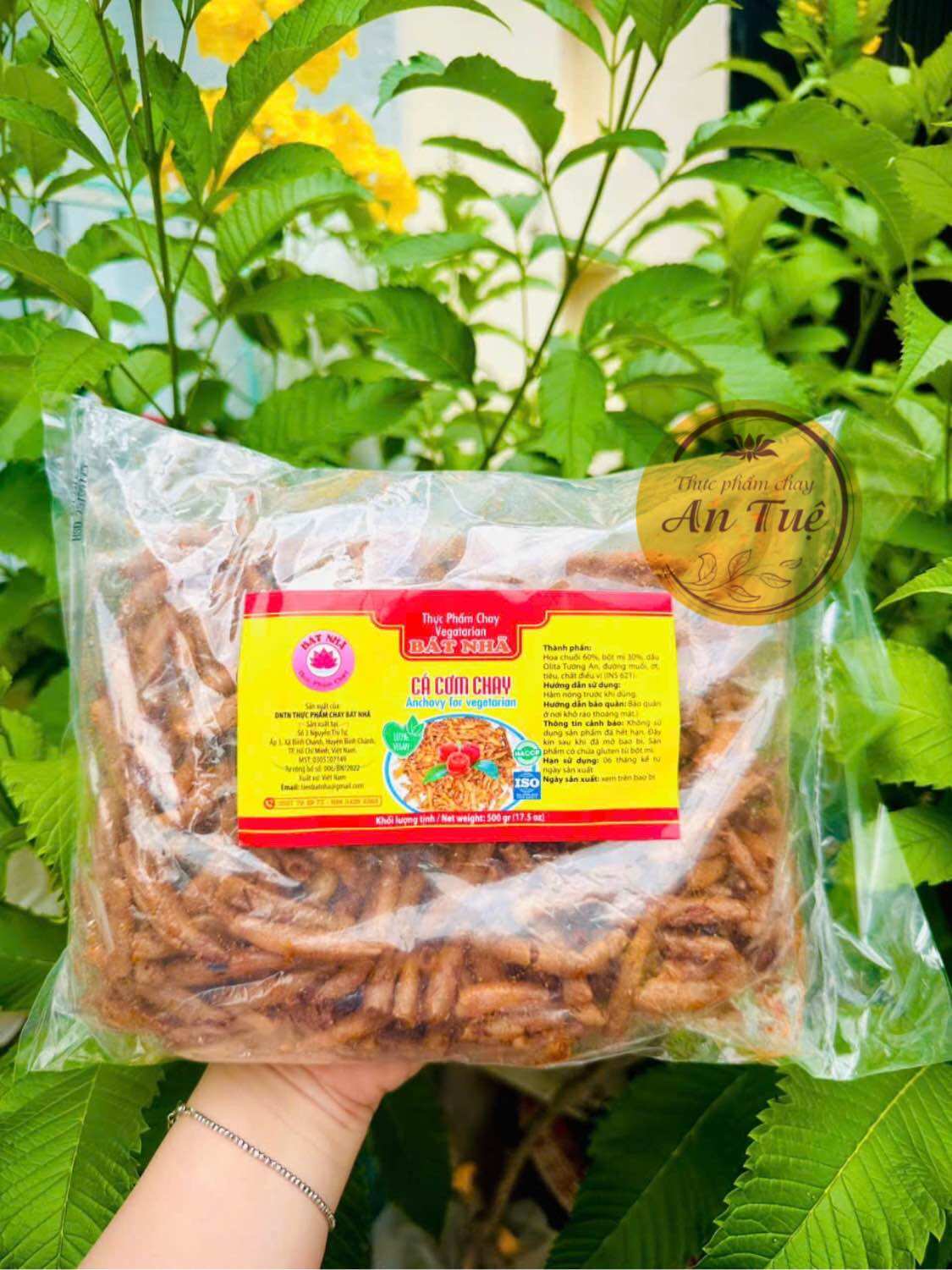 1kg cá cơm Bát Nhã chay/ cá cơm từ hoa chuối/ TPC AN TUỆ