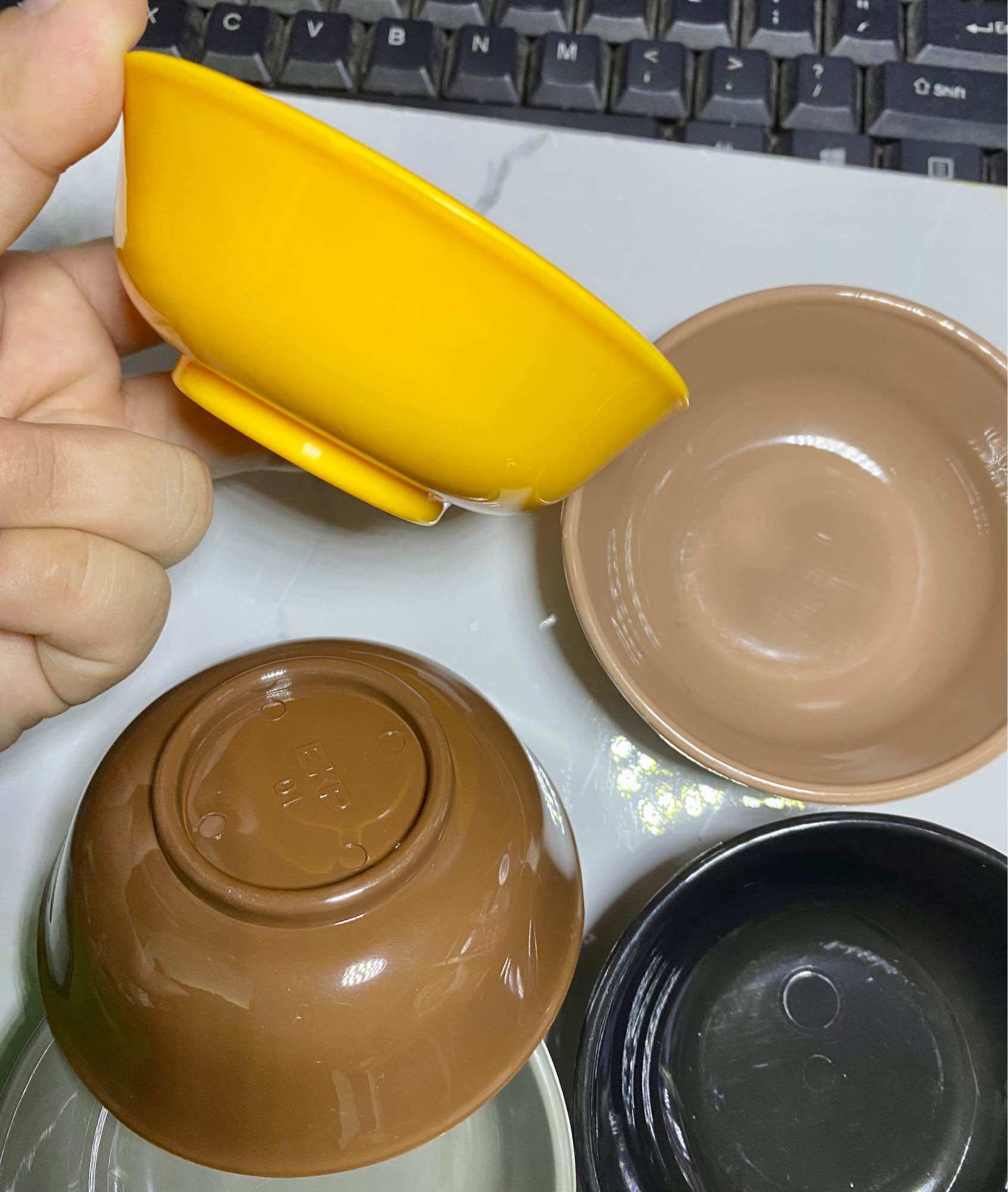 🔥Combo 10 Chén Đựng Nước Chấm, Nhựa PP Dày, Đẹp (9cm)