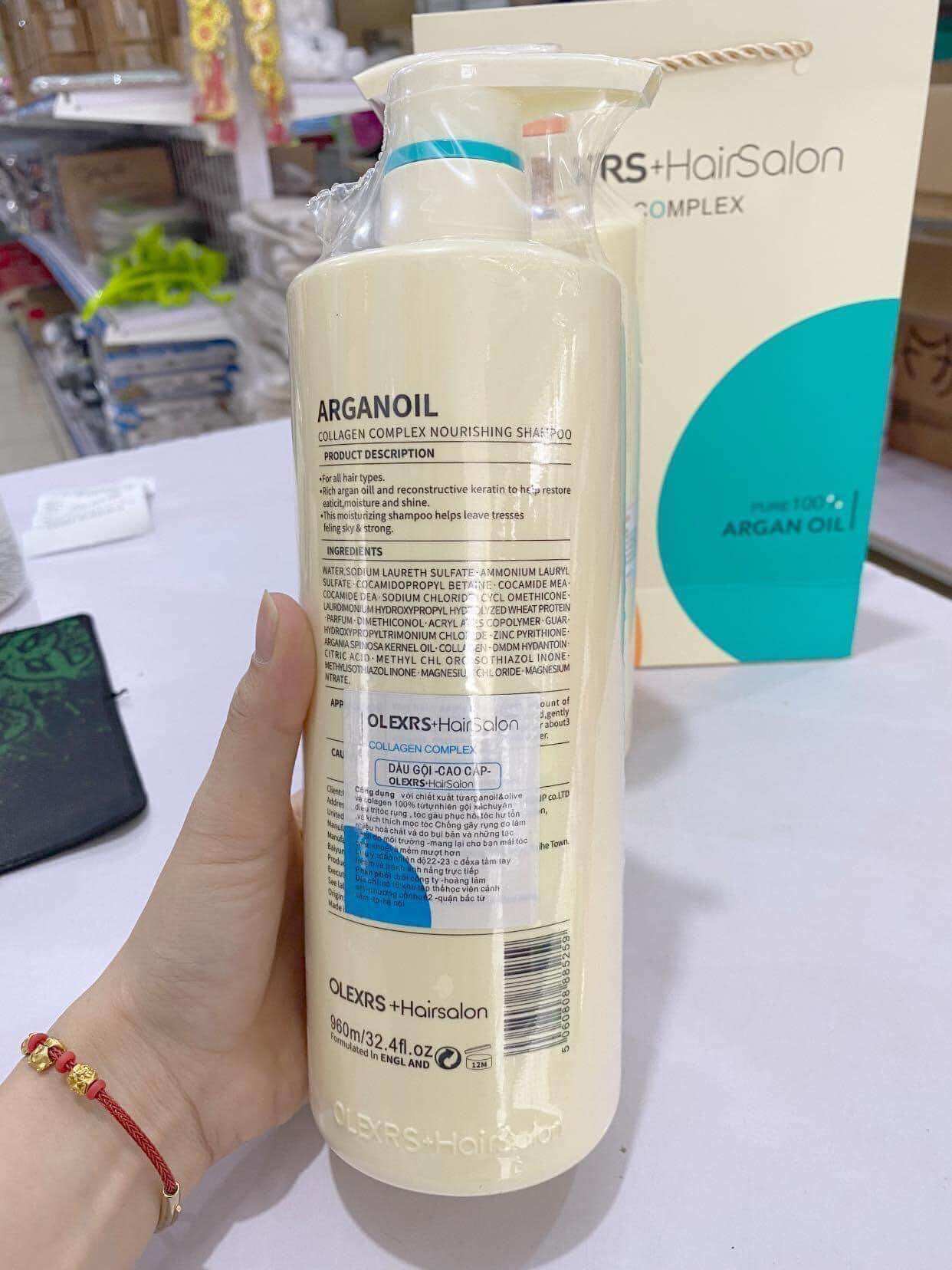 Cặp dầu gội xả siêu mượt OLEX 960ml