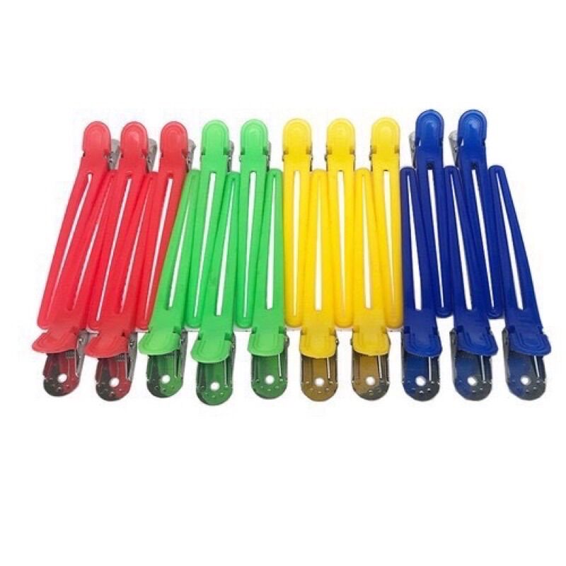 🏵Set 10 Cây Kẹp Vịt Tóc Nhiều Màu (Dài 10cm, hình thật)