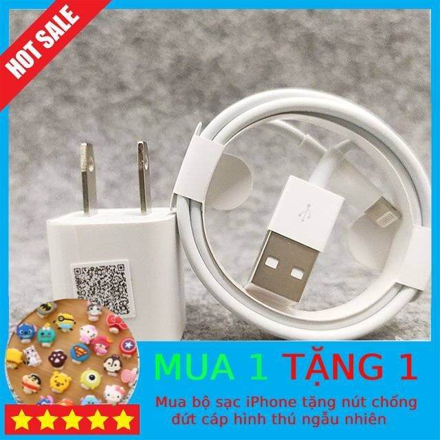[HCM]Bộ củ sạc và dây sạc iPhone chuẩn dành cho  IP 5/6/7/8/X/Xs/11/12/Ipad/Ipod/Airpods/i11/i12 không hại máy sạc ổn định bảo hành 12 tháng