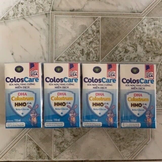 Vỉ sữa bột pha sẵn coloscare cho trẻ từ 6 tháng loại 110ml