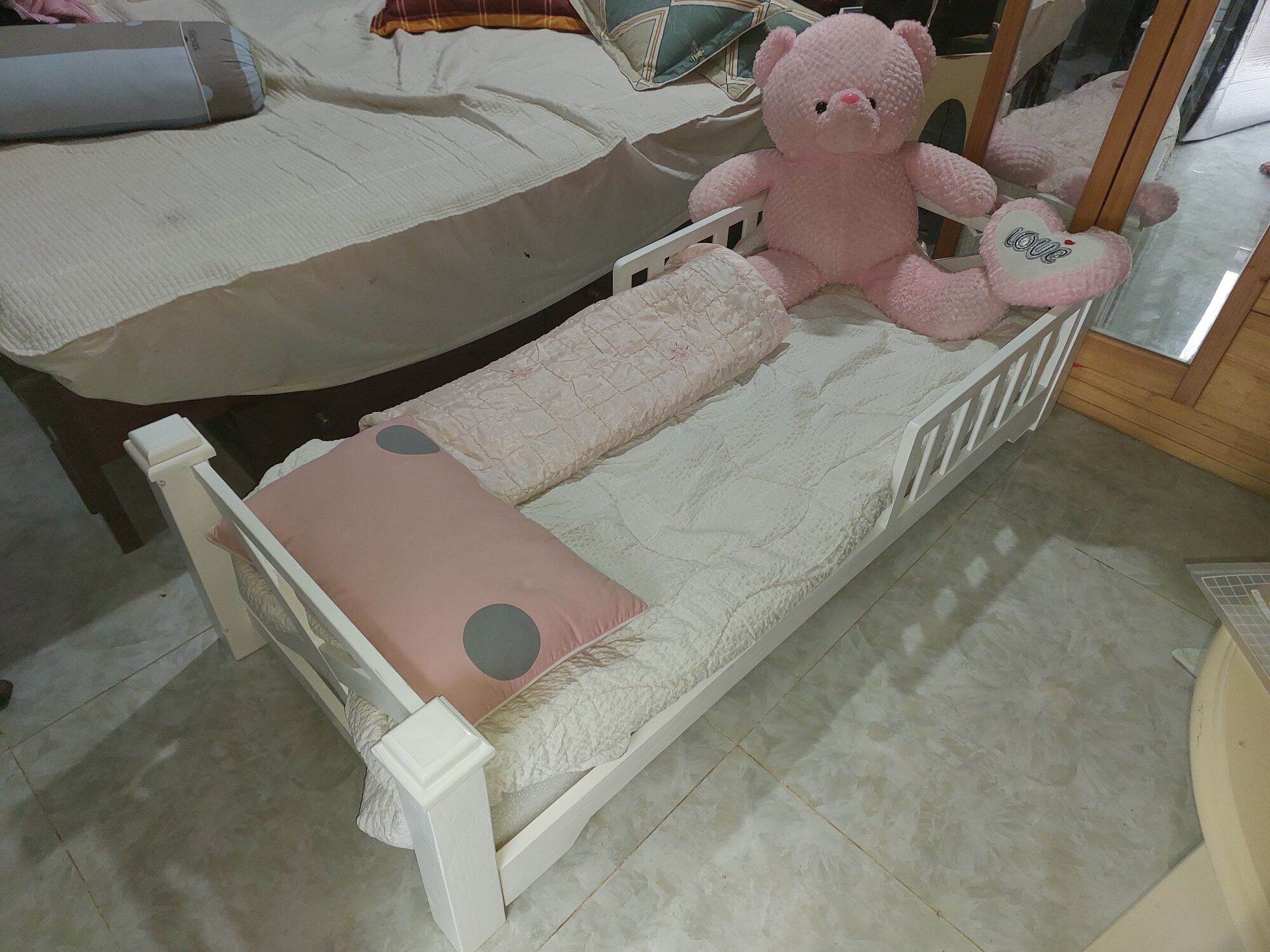 Giường  gỗ  Trẻ em  Ngang  70cm x160cm