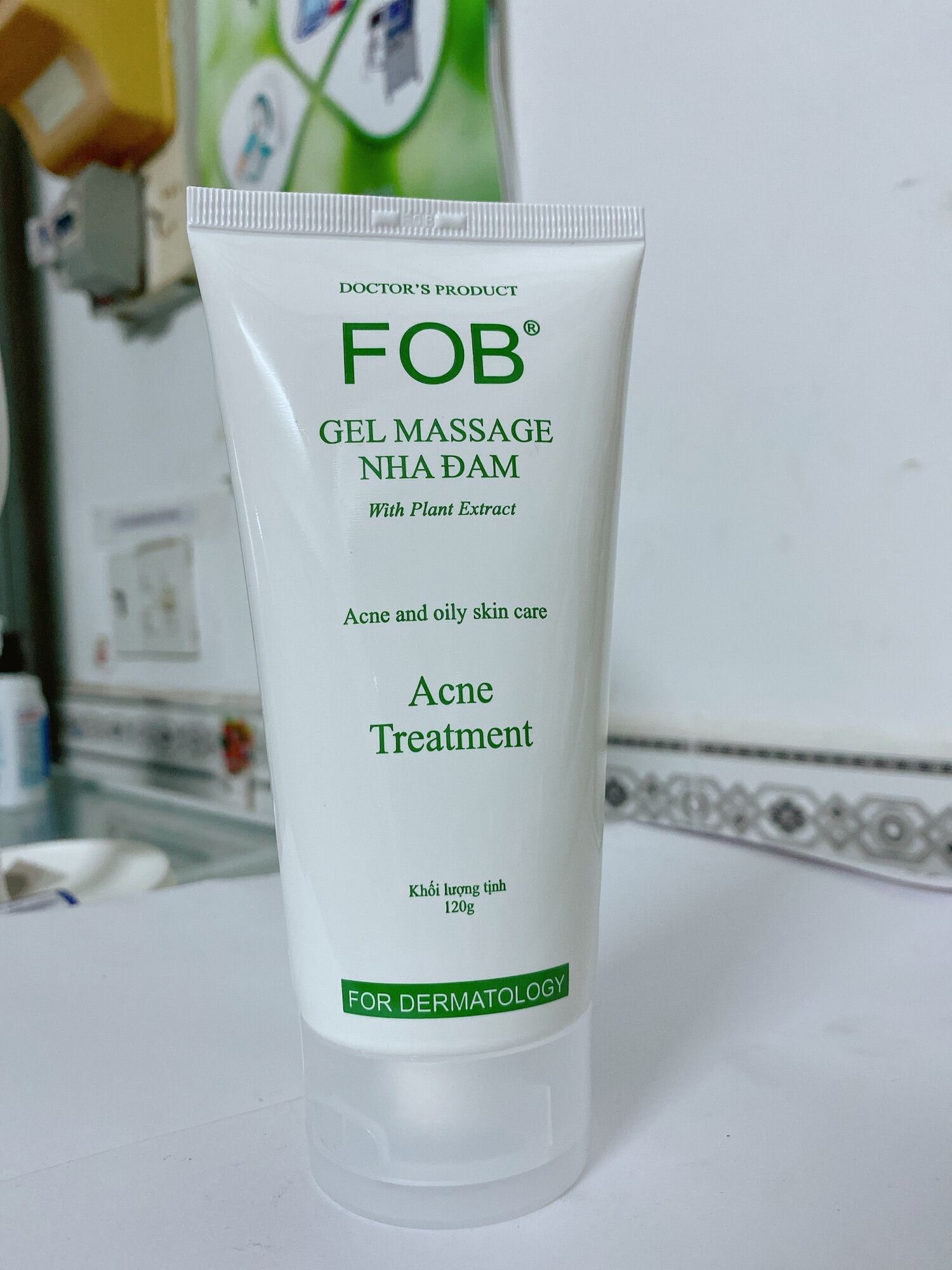 Sữa Rửa Mặt Fob Gel Massage Nha Đam 120G