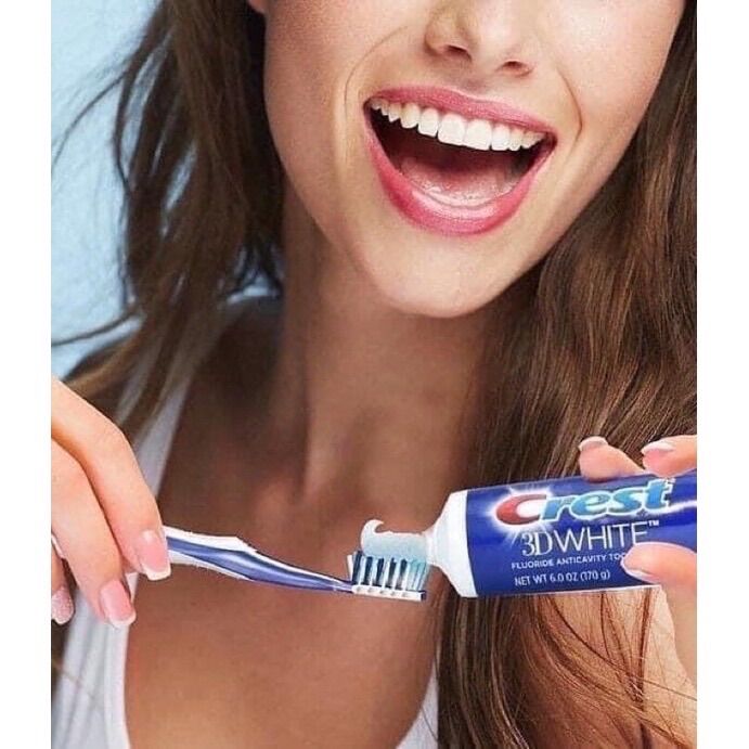 Kem đánh răng Crest 3D White Pro Advanced Whitening 147g của Mỹ