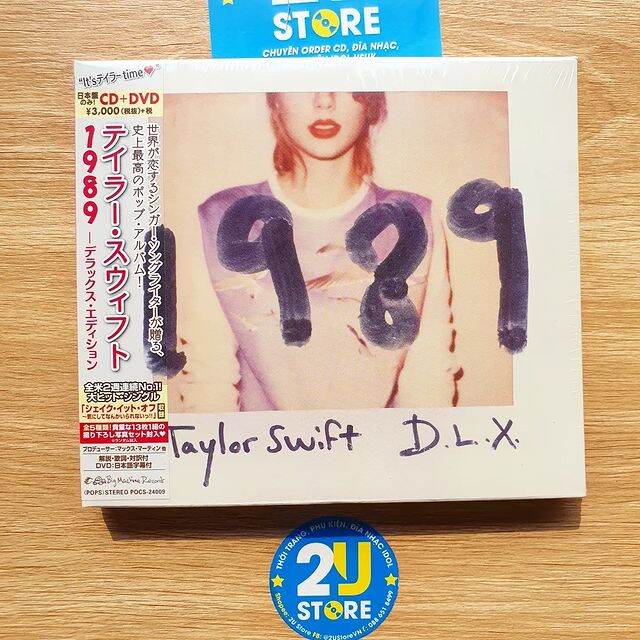 [CD+DVD] album 1989 Deluxe Japan - Taylor Swift 2U Store CDs