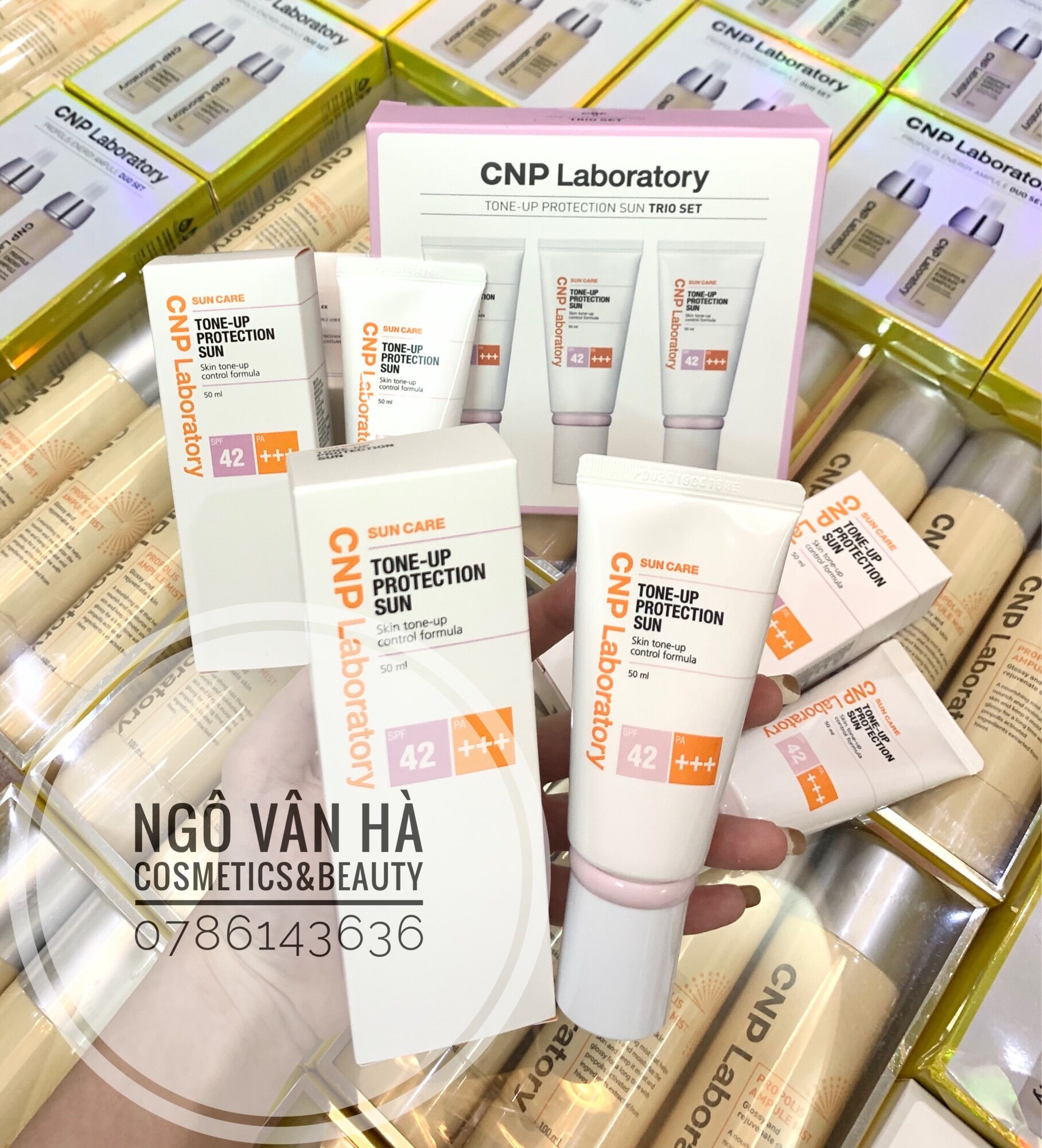 Kem chống nắng nâng tone CNP Laboratory Tone-Up Protection Sun SPF42/PA+++