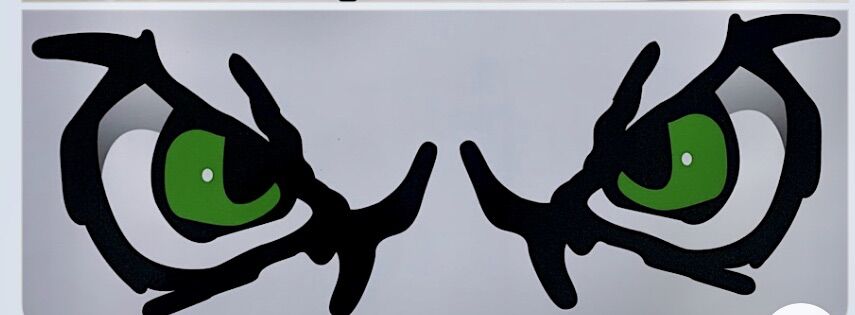 Tem đôi mắt dán trang trí xe tải, xe ô tô cao cấp