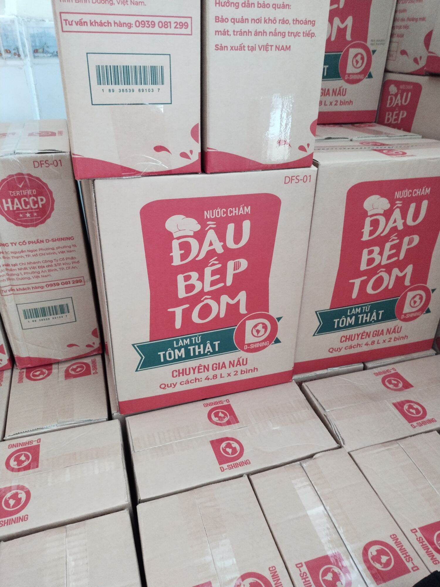 HCM_Nước Mắm Đầu Bếp Tôm  4.8lit x 2 can