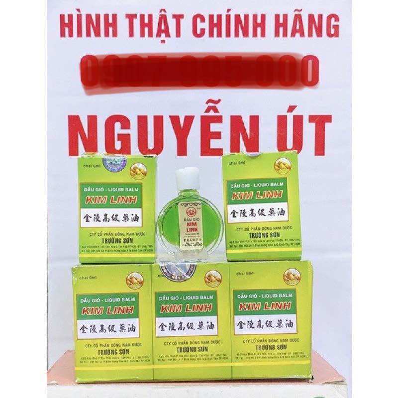 Dầu gió kim linh hộp 12 chai x 6ml