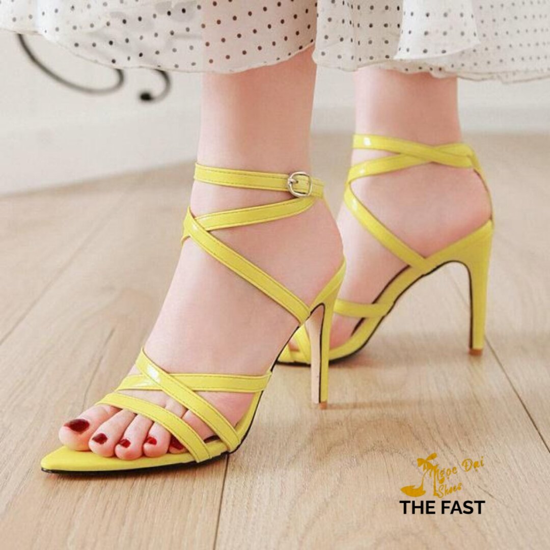 Giày sandal gót nhọn sành điệu NĐ152